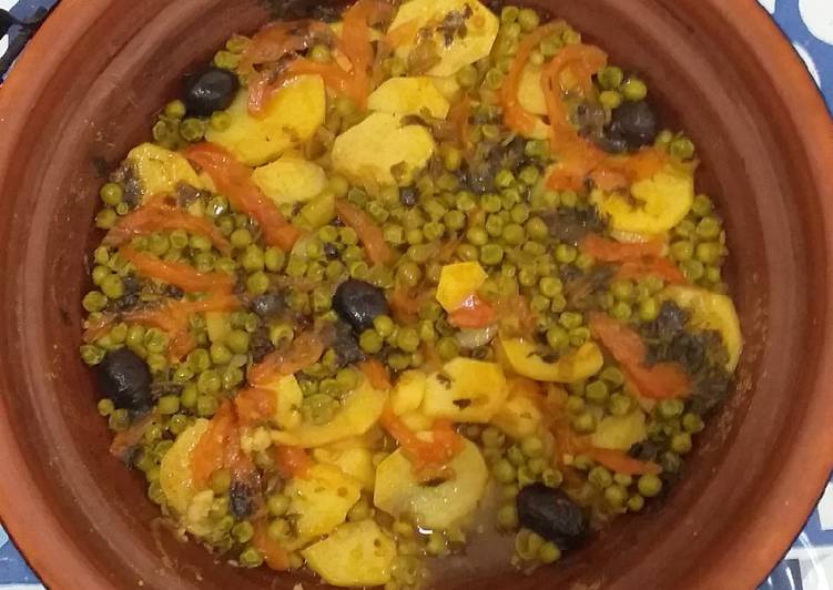 طاجين بالخضر