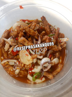 Foto resep Cumi Tempe Pedas Saus Tiram