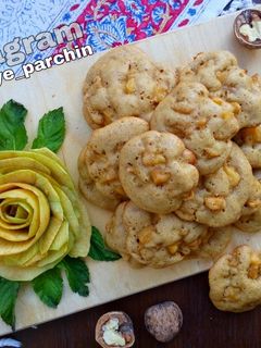 عکسی از دستور کوکی سیب با فر دستساز 🌸
