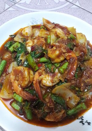 รูปของ ผัดพริกแกงกุ้ง