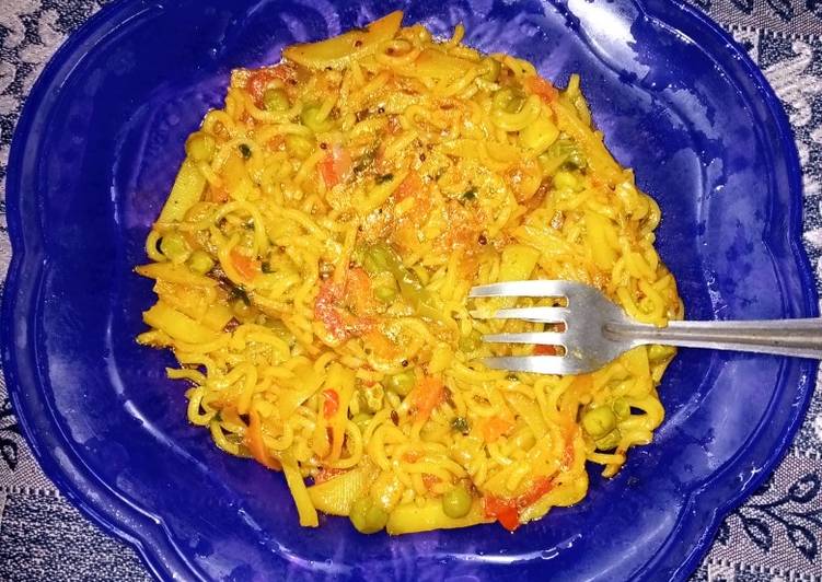 Simple Way to Prepare Award-winning Veg maggi masala