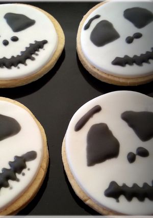 Una foto de Galletas Jack Skellington
