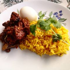 Tumeric Rice with spices A picture of Tumeric Rice with spices.