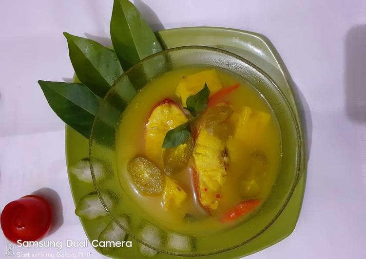 Bagaimana mengolah Ikan kerapu merah pindang nanas yang Bikin Ngiler