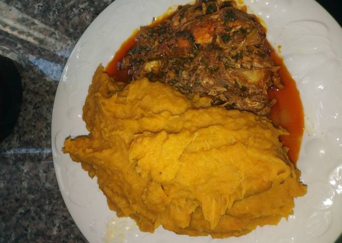 Temburu with Catfish Stew