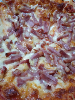 Una foto de Pizza de bacon