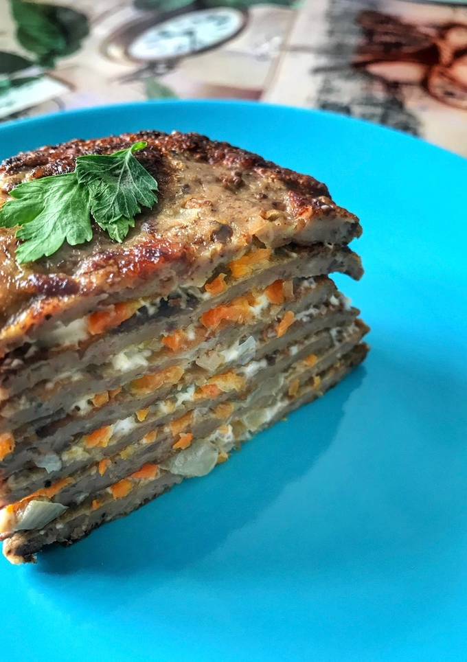 Печінковий торт🍴