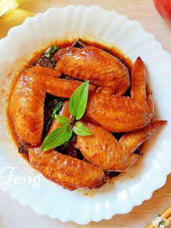 醬燒雞翅米血糕 的食譜成品照片