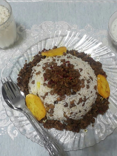 عکسی از دستور عدس پلو