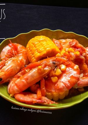Foto resep Udang tiger saus padang