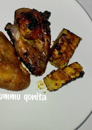 Foto resep Ayam bakar & goreng bumbu ungkep