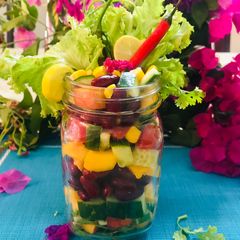 Healthy beans and corn 🌽 salad 🥗 A picture of Healthy beans and corn 🌽 salad 🥗.