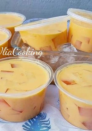 Foto resep ES MANGGA JELLY Segar Banget