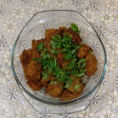 A picture of Kachche Kele Ki Sabzi.