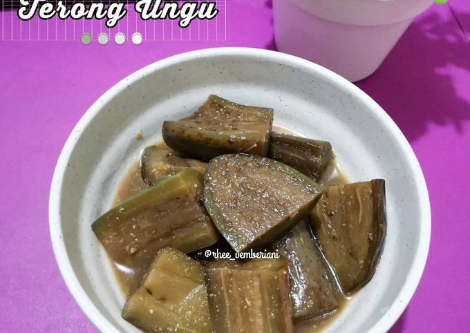 Resep Semur Manis Terong Ungu, Enak