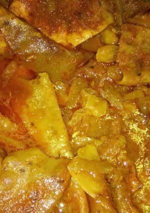 পাপড় কারি (papar curry recipe in Bengali) রেসিপির প্রধান ছবি
