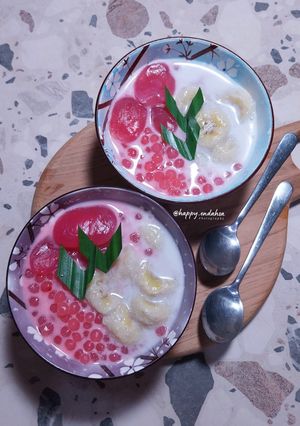 Foto resep Bubur Mutiara Pisang