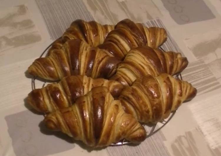 Voici la recette Croissants parfait