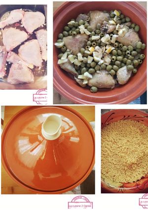 Une photo de #Février, Tajine de poulet aux olives et citron