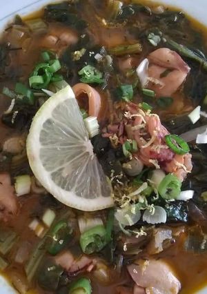 O poză a rețetei #calendar Mâncare de spanac cu calamari 🇬🇷.