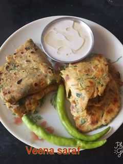 मेथी के पराठे (Methi ke parathe recipe in Hindi) रेसिपी मुख्य फोटो