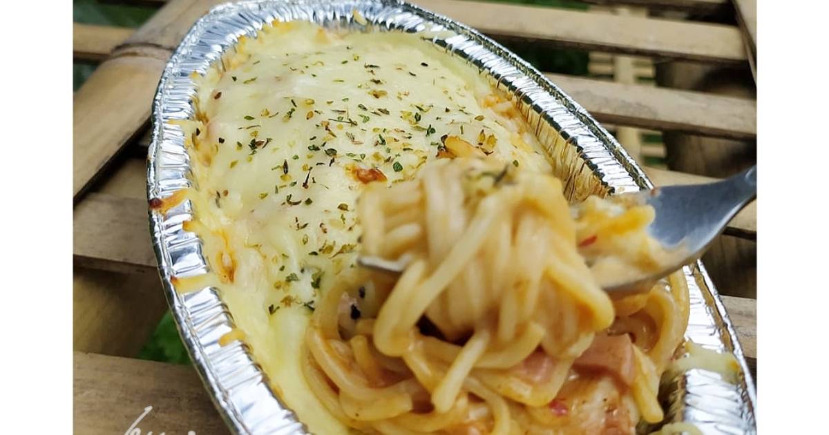 Resep Spaghetti Brulee So Creamy oleh Setia Memasak Cookpad