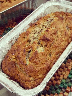 A picture of Vegan Banana Almond Bread.