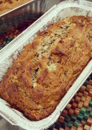 A picture of Vegan Banana Almond Bread.