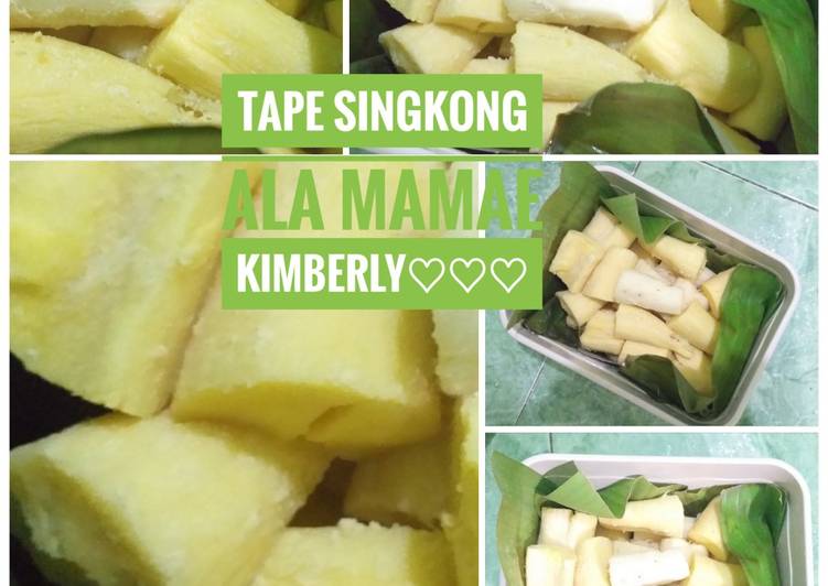Resep Tape Singkong Manis oleh Mamae Kimberly - Cookpad