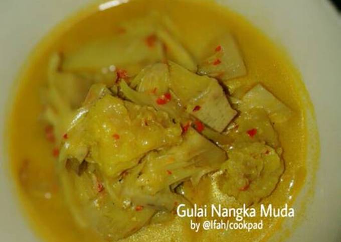 Standar Resep enak membuat Gulai Nangka muda  enak