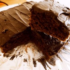 A picture of Chocolate Crazy Cake.