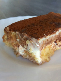 Una foto de Tiramisú fácil y ligero de naranja