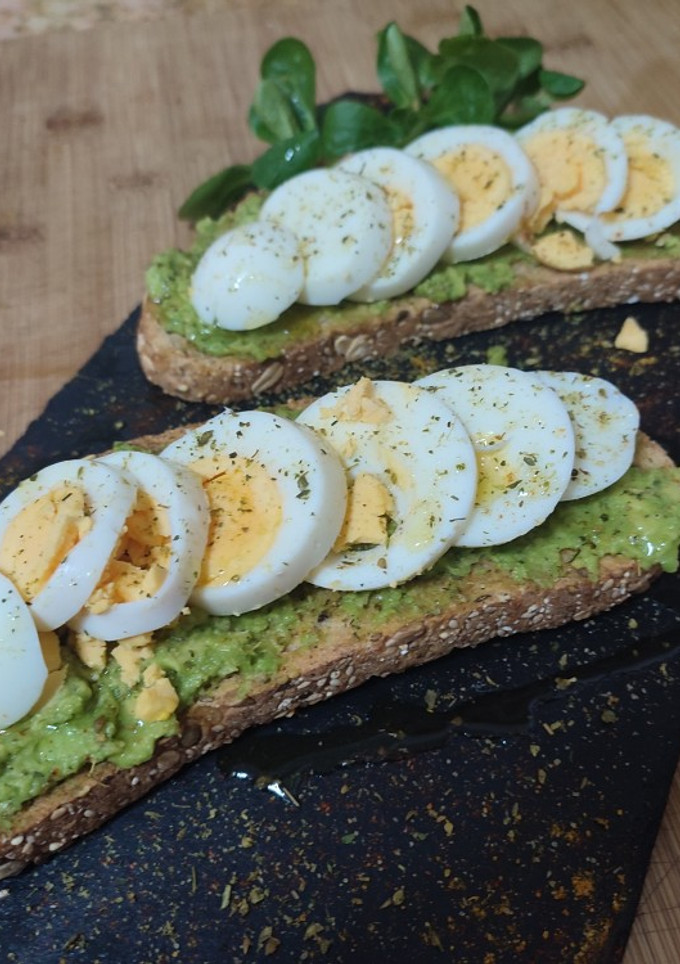 Una foto de Tosta de aguacate