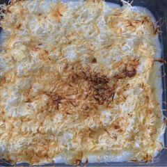 Cheese pineapple macaroni A picture of Cheese pineapple macaroni.