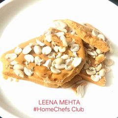 A picture of Peanut honey comb Brittle.
