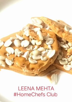 A picture of Peanut honey comb Brittle.