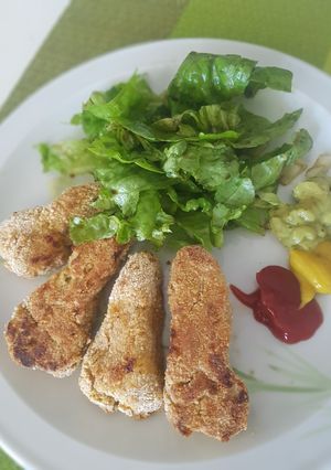 Una foto de Patitas de pollo caseras #nugetspollo