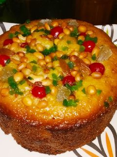এগলেস ফ্রুট কেক (eggless fruit cake recipe in Bengali) রেসিপির প্রধান ছবি