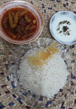 عکسی از دستور خورشت بامیه رهاپز😊