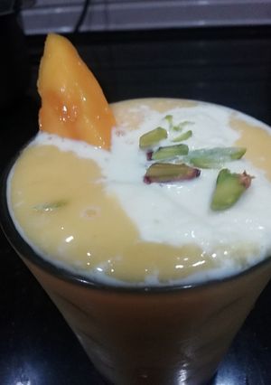 A picture of Creamy Mango Lassi.
