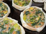 Mini Quiche de Acelga y Zucchini