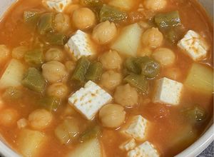 Una foto de Sopa de garbanzo