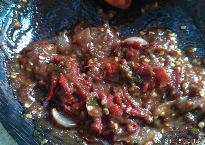 Sambal belacan pedas manis