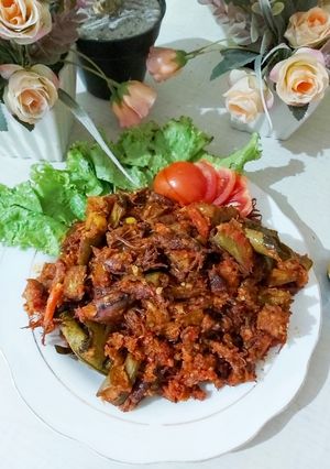 Foto resep Balado terong cumi asin