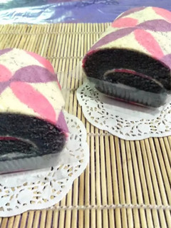 Foto resep Bolu Gulung Motif Batik Kukus -134-