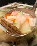 虾仁·蟹肉棒·羊肚菌冬瓜汤（夏季清淡营养汤）