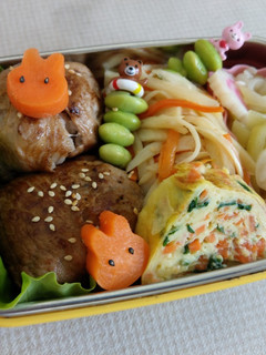 薑汁燒肉飯糰便當 的食譜成品照片