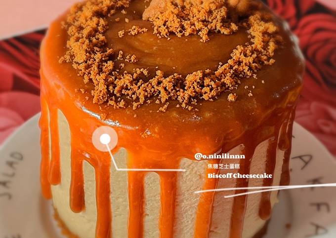 Resep Biscoff Cheesecake Tanpa Oven Oleh Cookpad