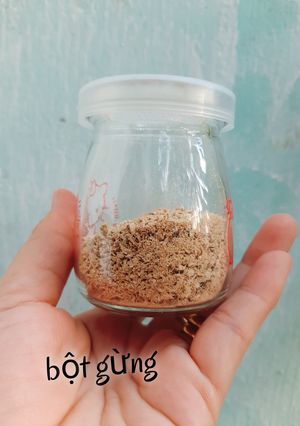 Hình của món Bột gừng.