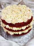 ❤️🎂 Pink red velvet con creamcheese de chocolate blanco 🎂❤️